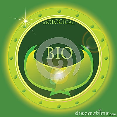 Biological background Vector Illustration