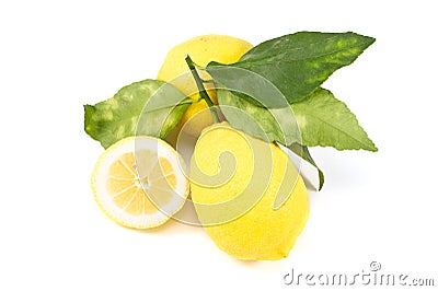 Biological lemon Stock Photo