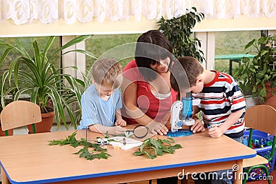 Biology lesson Stock Photo