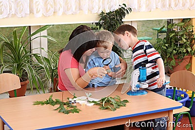 Biology lesson Stock Photo