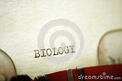 Biology concept view Stock Photo