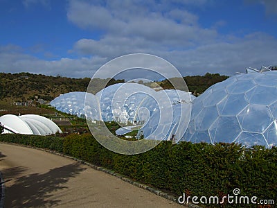 Biomes at Eden project 2 Stock Photo