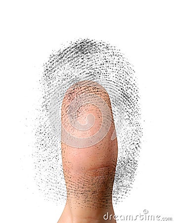 Biometric Identification Stock Photo