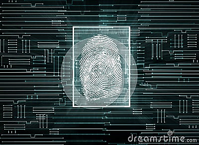 Biometrics concept Stock Photo