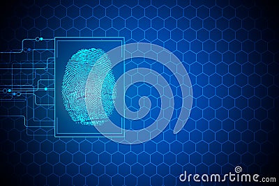 Biometrics concept Stock Photo