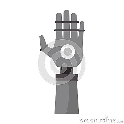 Bionic robot hand technology Vector illustration Vector Illustration