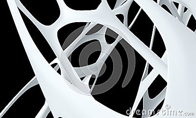 Bionic web Stock Photo