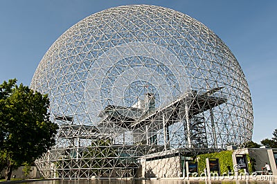 Biosphere - Montreal - Canada Editorial Stock Photo