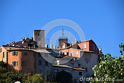 Biot Village exterior view, South of France Editorial Stock Photo
