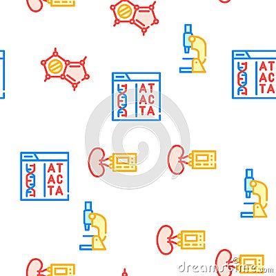 Biotech Technology Collection Icons Set Vector Illustrations Stock Photo