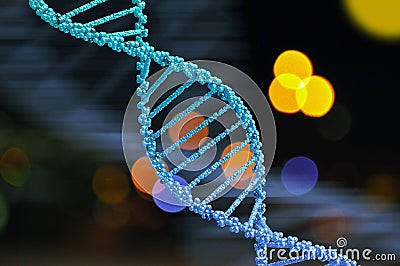 Biotechnology genetic research Stock Photo