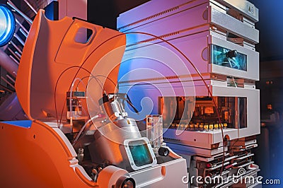 Biotechnology laboratory equipment Stock Photo