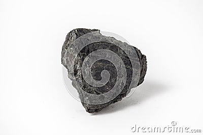 Biotite ore on white background. Stock Photo