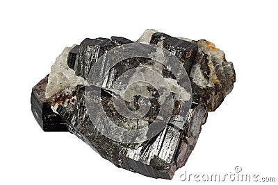 Biotite mineral isolated Stock Photo