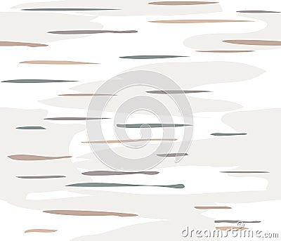 Birch bark background seamless pattern. Vector Illustration