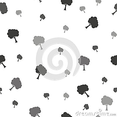 Birch tree.seamless pattern.vector.fabricDesign element for wallpapers, web site background, baby shower invitation Vector Illustration