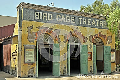 Bird Cage theater Editorial Stock Photo