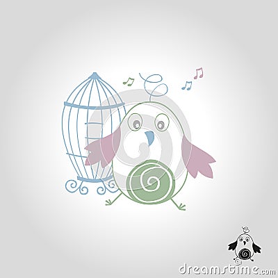 bird logo, icon and symbol vector illustration Vector Illustration