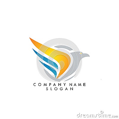 Bird logo design Vector Illustration