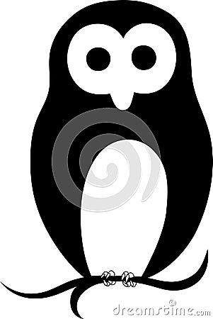 Bird owl Vector Illustration