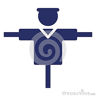 Bird scarer Isolated Vector icon which can easily modify or edit Vector Illustration