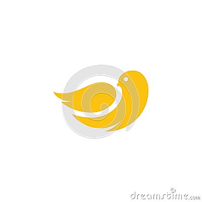 Bird wing Dove icon Template Vector Illustration