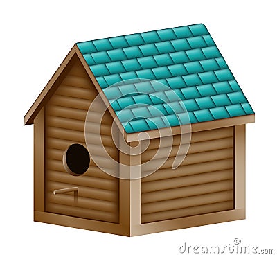 Birdhouse Vector Illustration