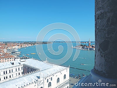 Birds Eye View-Venice, Italy Stock Photo