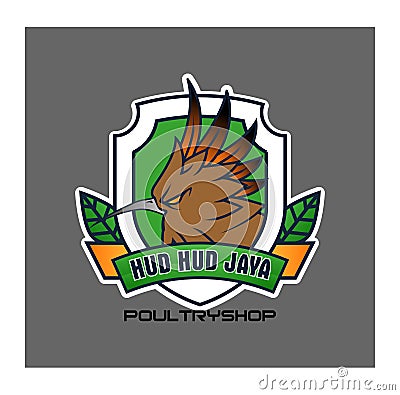 Birds Logo Design, Hud Hud Bird Logo, Awesome Logo Design Stock Photo