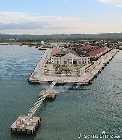 Port of Falmouth Jamaica Stock Photo