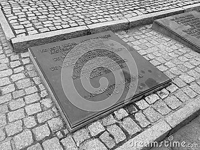 Auschwitz concentration camp Editorial Stock Photo