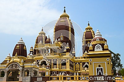 Birla Mandir Hindu Temple, New Delhi, Travel to India Stock Photo