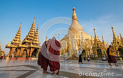 Birmania Temple 2 Editorial Stock Photo