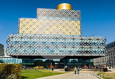 Birmingham public library building Editorial Stock Photo