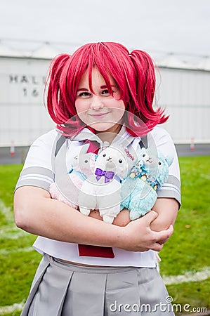 Cosplay as Love Live! character Editorial Stock Photo