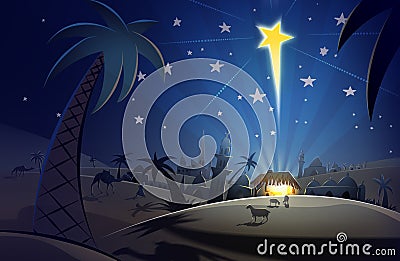 Birth of Christ Stock Photo