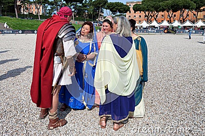 Birth Of Rome Festival 2015 Editorial Stock Photo