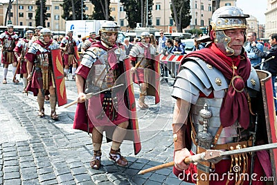 Birth Of Rome Festival 2015 Editorial Stock Photo