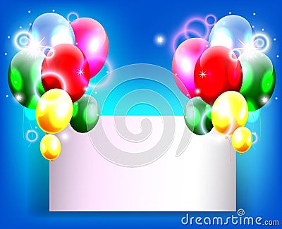 Birthday background with place for text Stock Photo