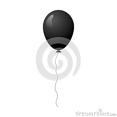 Birthday balloons vector illustration. Vector Illustration