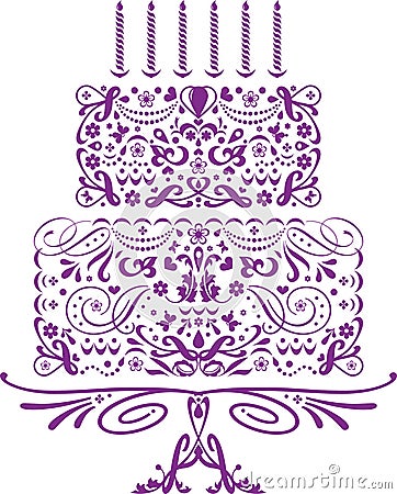 Birthday Cake Stock Photo