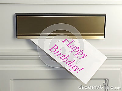 Birthday Card Stock Photo