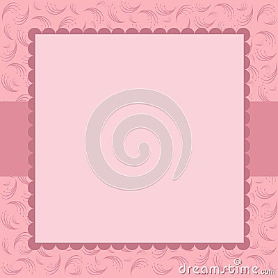 Birthday card, nice greeting card Vector Illustration