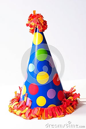 Birthday Celebration Hat Stock Photo