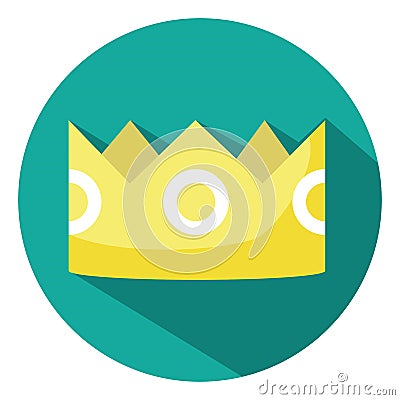 Birthday crown, icon Vector Illustration