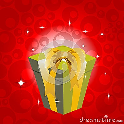 Birthday giftbox Vector Illustration