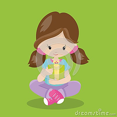 birthday girl gift 14 Vector Illustration