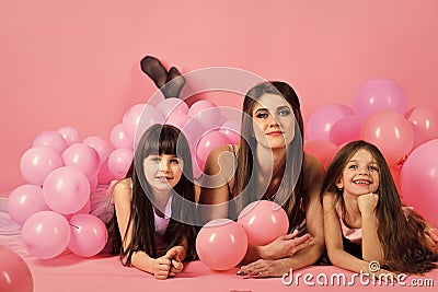 Birthday, happiness, childhood. Stock Photo