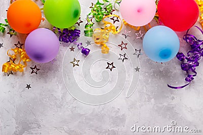 Birthday party background Stock Photo