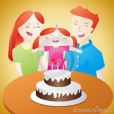 Birthday Party Vector Illustration